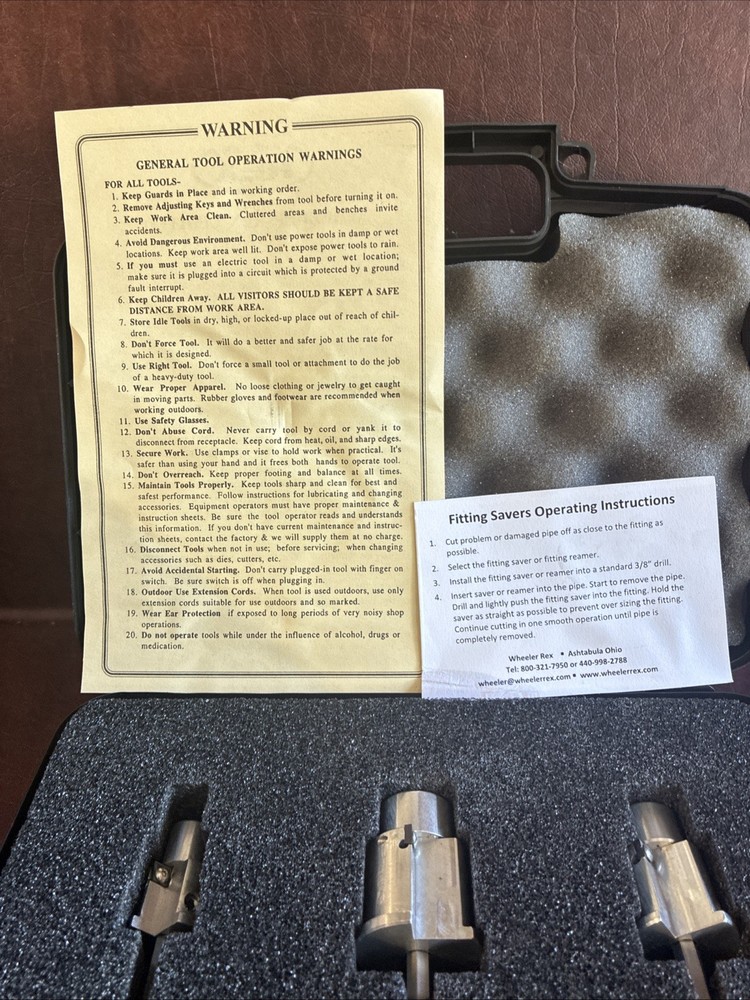Wheeler-Rex 19025 Ips Fitting Saver Kit Schedule 80
