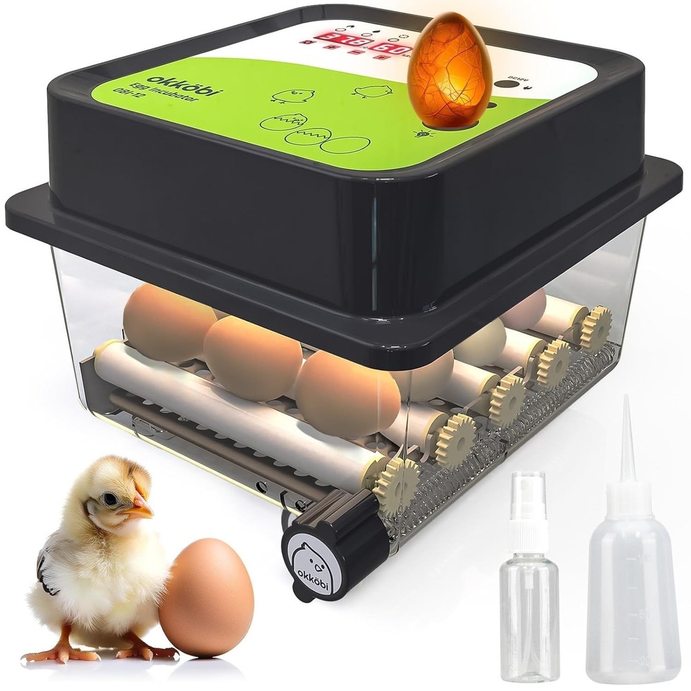Egg Incubator 36 Eggs Automatic Turner Stable Temperature Humidity Control