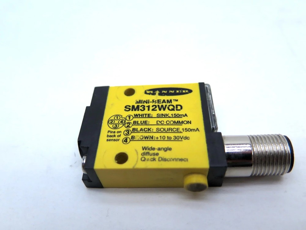 Banner SM312WQD 26892 Mini Beam Proximity Sensor