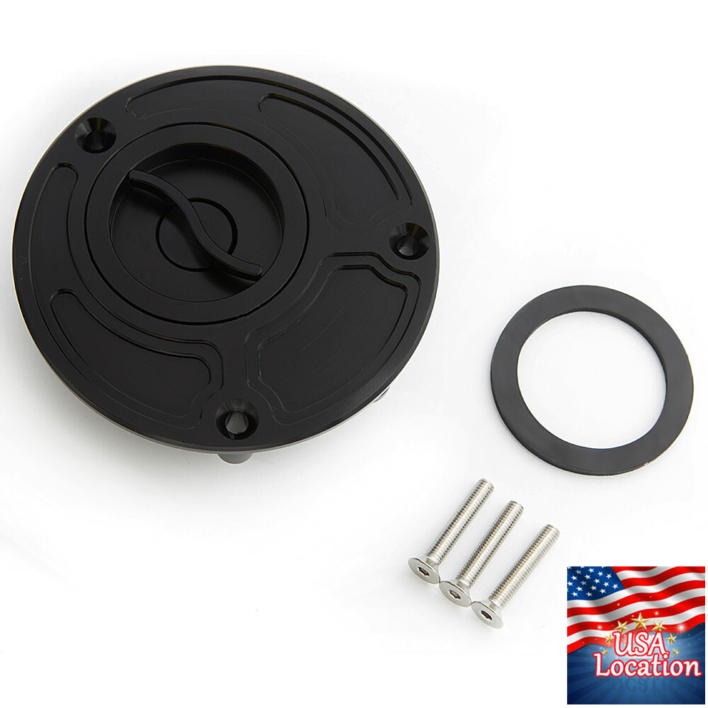 For Ninja ZX6R ZX636 2003-2006 ZX10R 2004-2005 CNC Gas Cap Tank Fuel Cover Oil