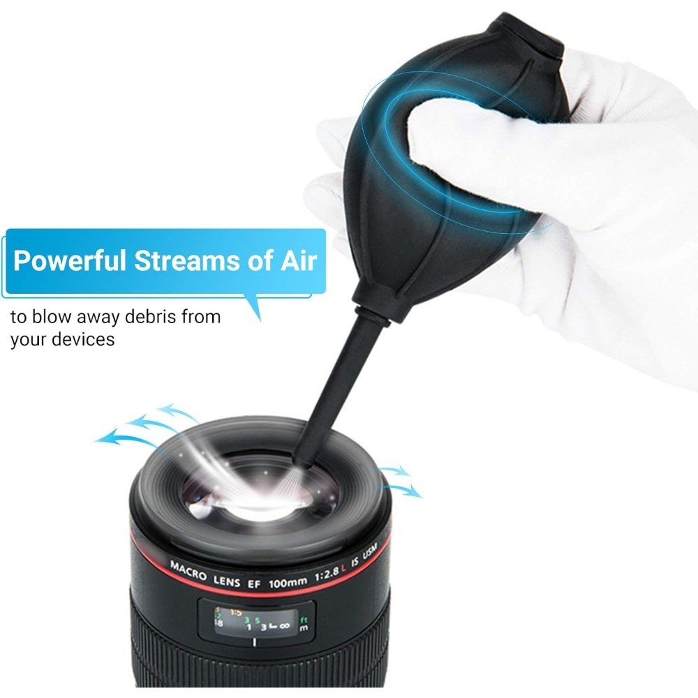 Soft Tip Silicone Air Blower Dust Cleaner Blaster Pump for Camera Lens Sensor