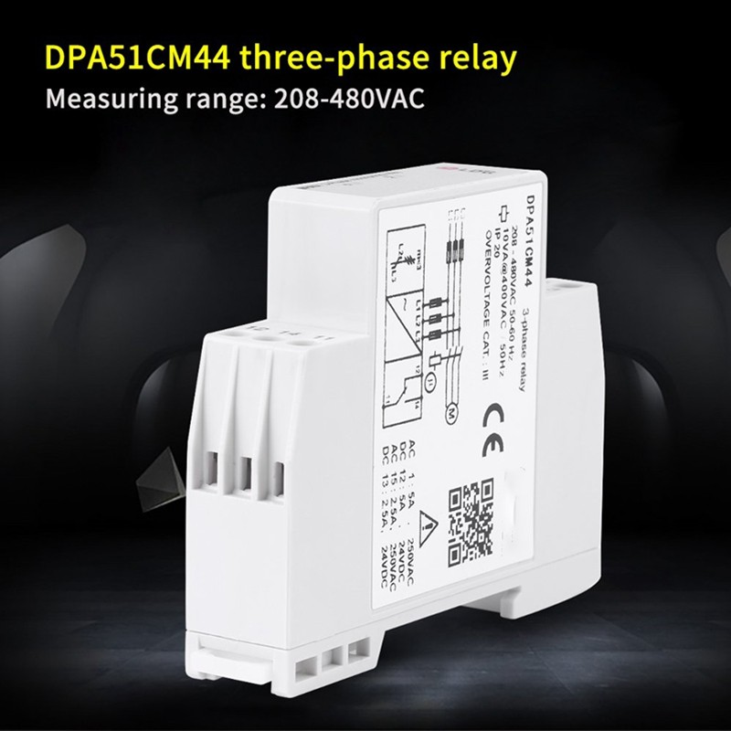 For CARLO GAVAZZI DPA51CM44 B014 Phase Sequence Protector 3-phase Relay