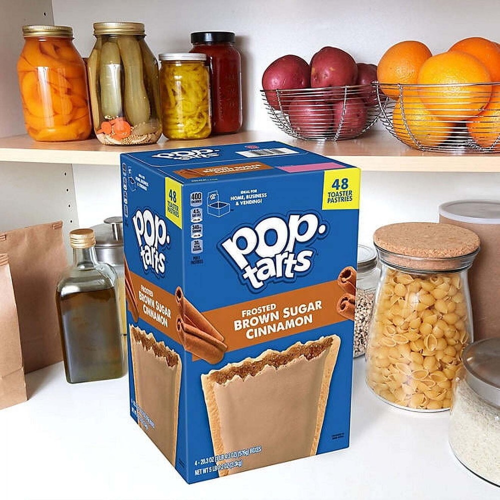 kelloggs pop tarts brown sugar cinnamon 48 ct