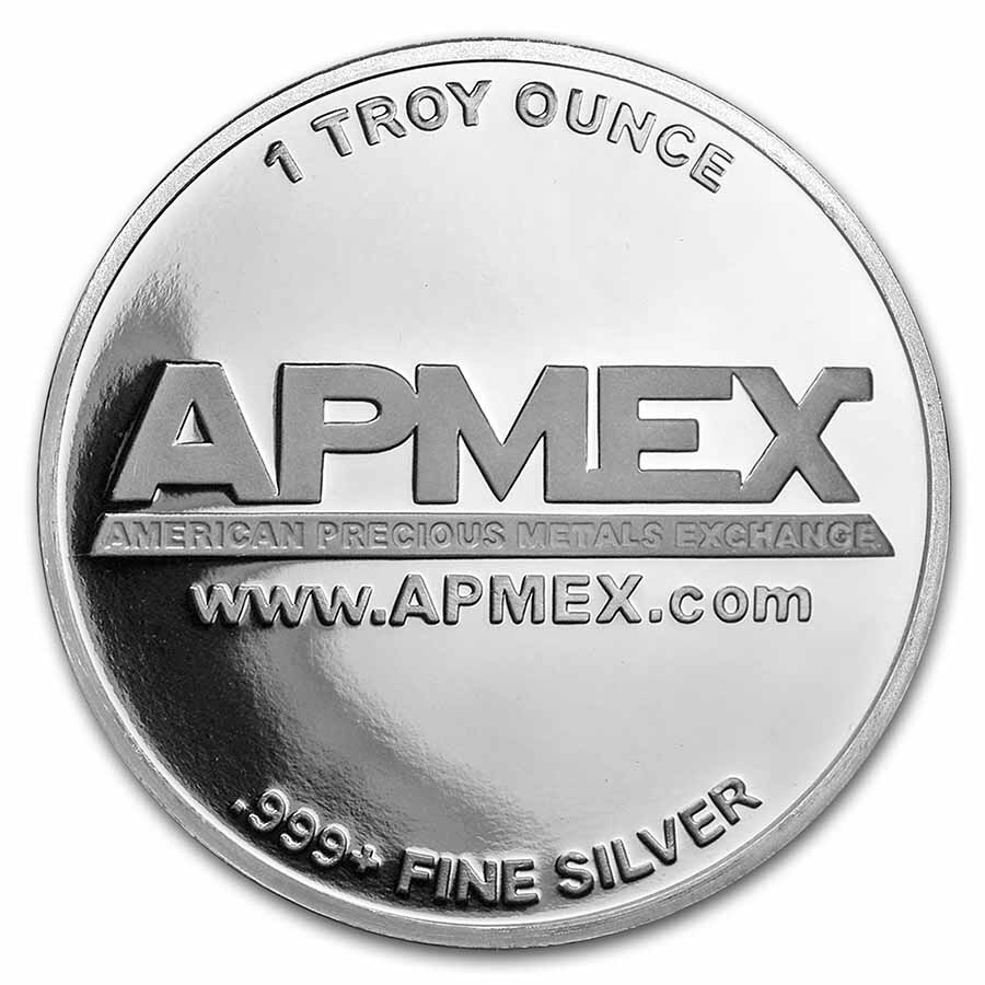 1 oz Silver Colorized Round - APMEX (Black Cat)