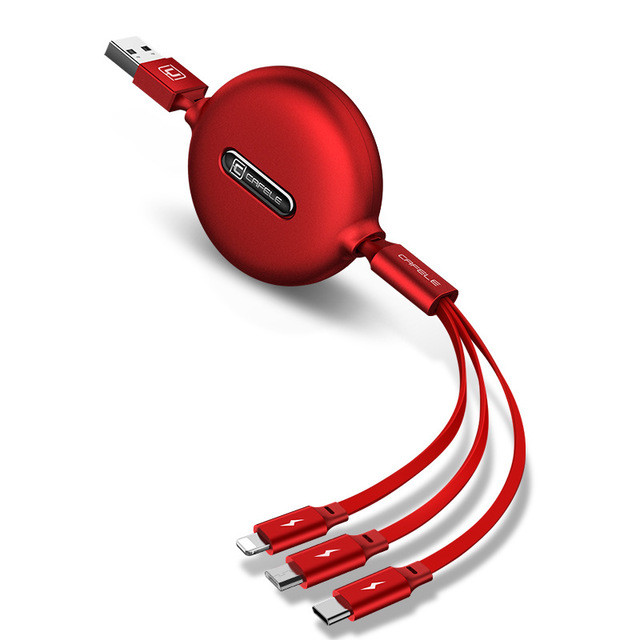 Three in one data cable