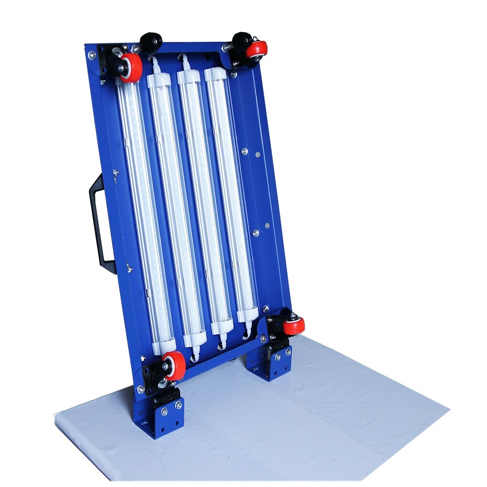 110V Push-Pull LED Movable Exposure Unit Ultraviolet Plate Drying Printing 12W×4