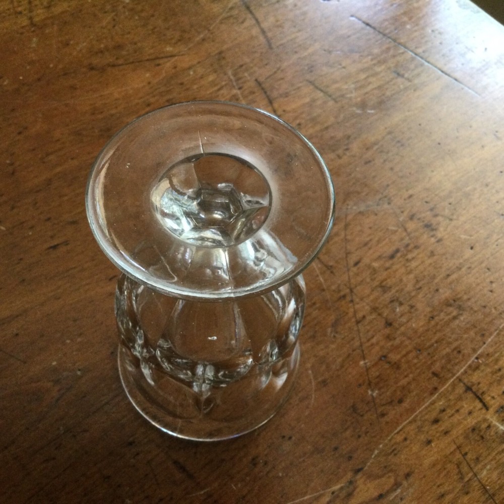 Flint Ashburton Pattern Small Glass/Egg Cup