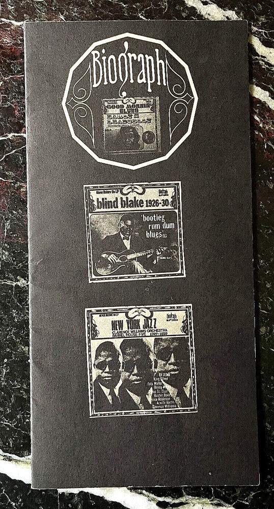 16 page Biograph Records Catalog dated August 1969