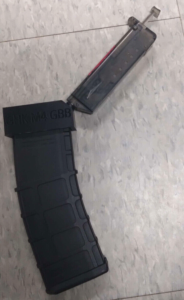 Airsoft GHK M4 / G5 GBBR Speedloader Adapter (Black)