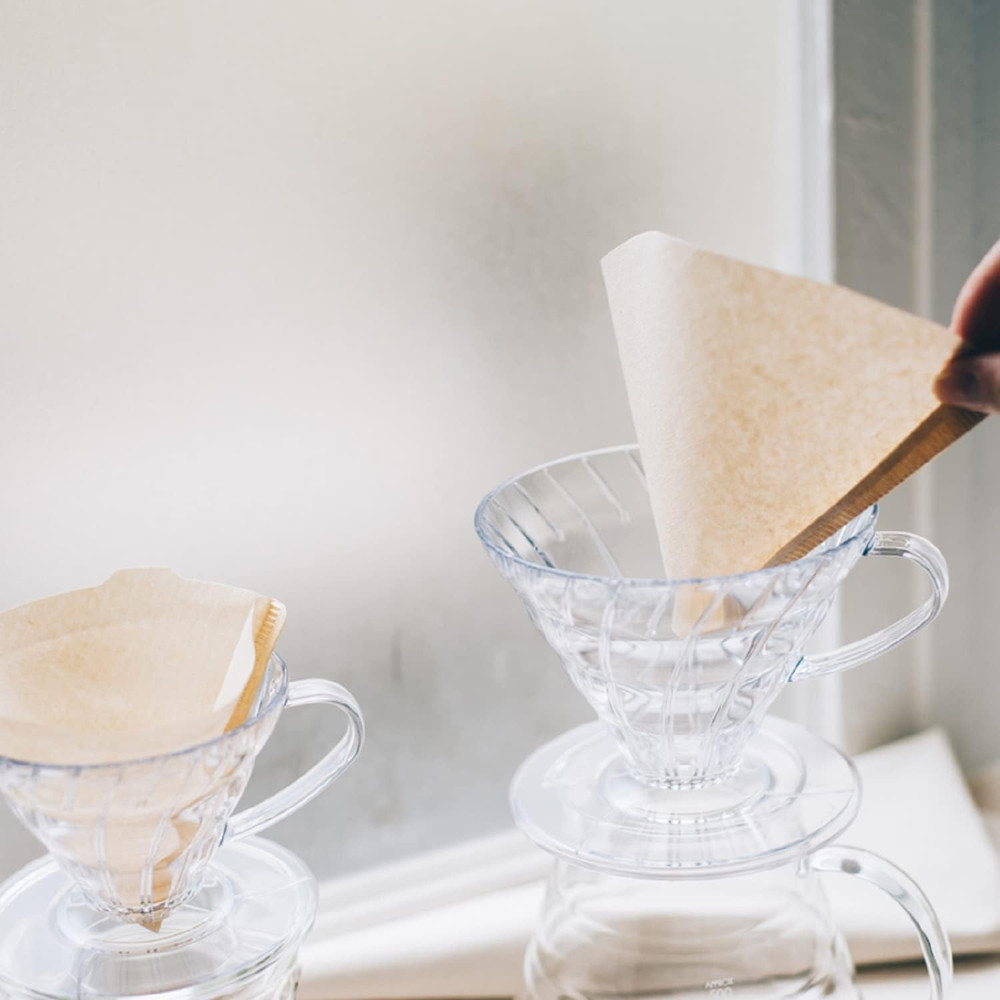 V60 Plastic Coffee Dripper, Size 03, Clear