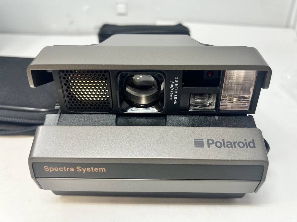 Polaroid Spectra System Camera W/ Remote Transmitter Receiver Filter Set & Case
