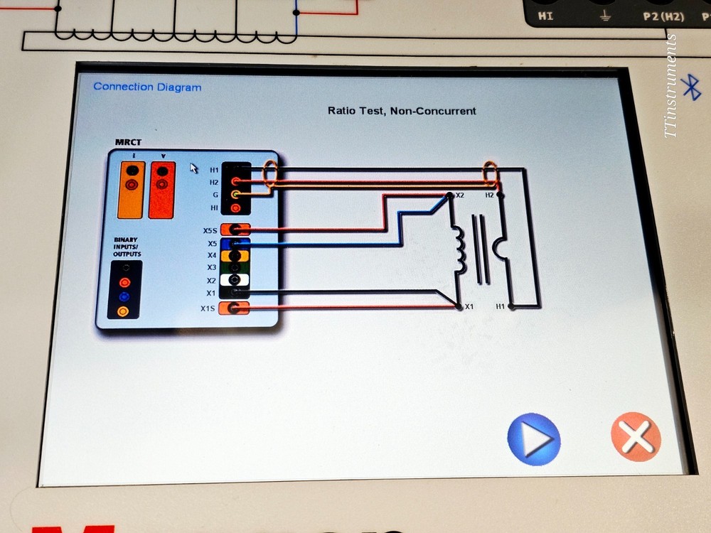 Calibrated Megger MRCT Relay & Current Transformer Test Set with Screen & Access