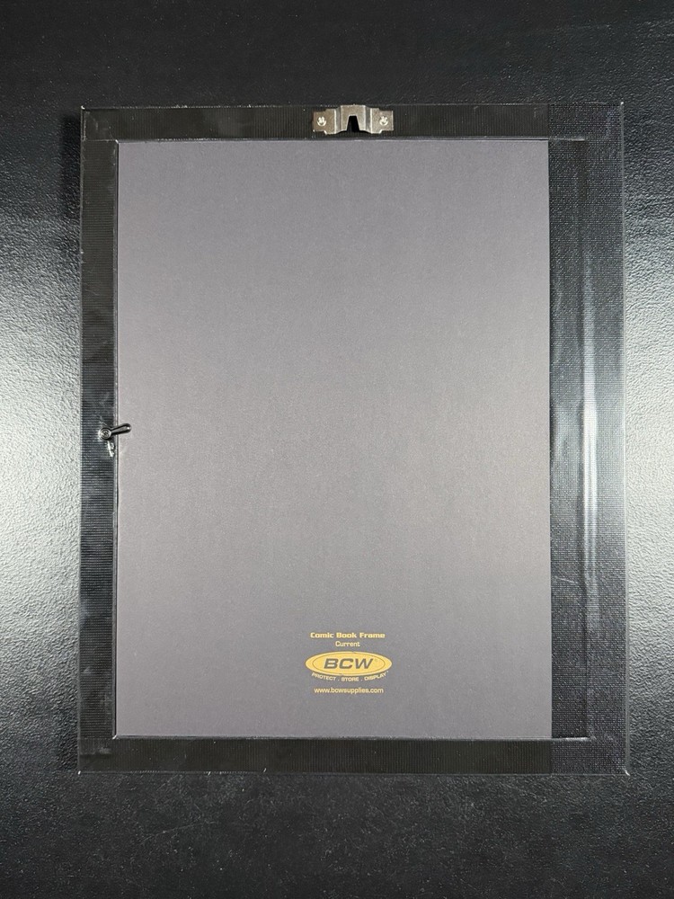 (2 Pack) BCW Comic Book FRAME - MODERN CURRENT Size Black Wood Polycarbonate