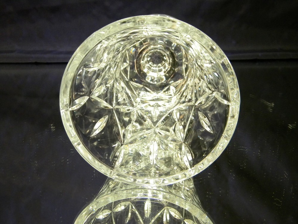 Lead Crystal Pedestal Vase