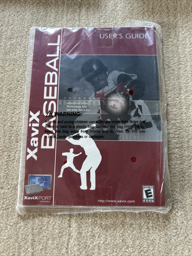 XaviX basebsll user guide Manual.