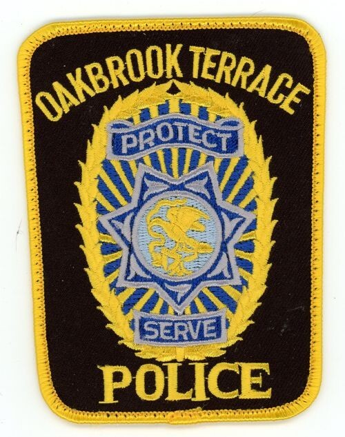 ILLINOIS IL OAKBROOK TERRACE POLICE NICE SHOULDER PATCH SHERIFF