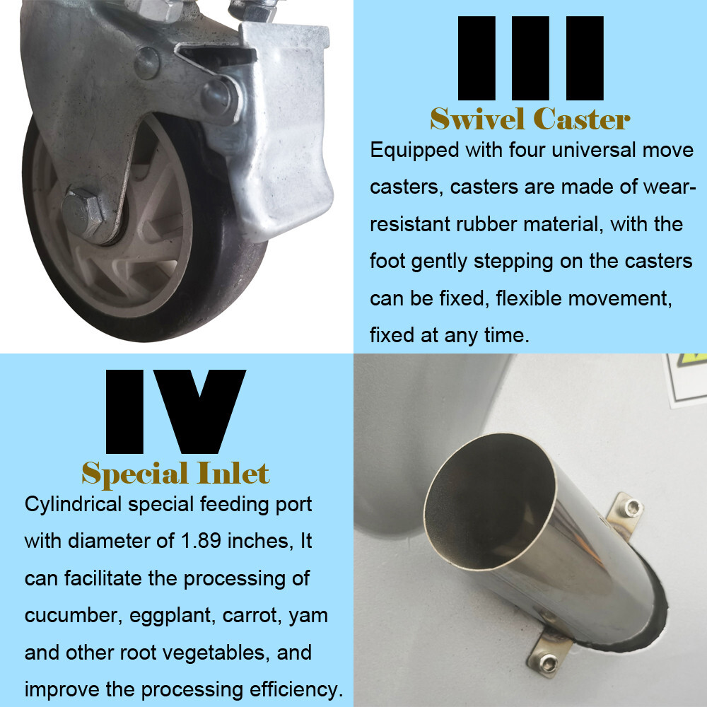 Commercial Vegetable Fruit Cutter Machine Multifunctional Choppers Double Head