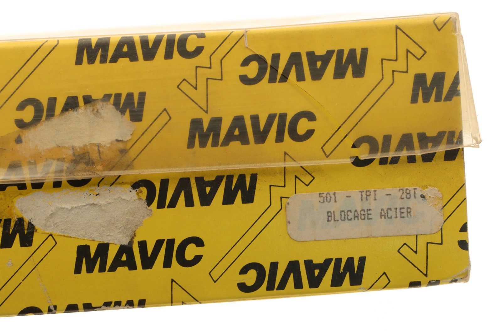 Mavic 501 Hubset Pair 28h English Freewheel Quick Release 130mm Silver NOS NIB