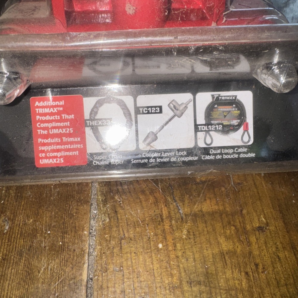 Trimax Locks UMAX25D TRAILER COUPLER & ULOCK - New In Package