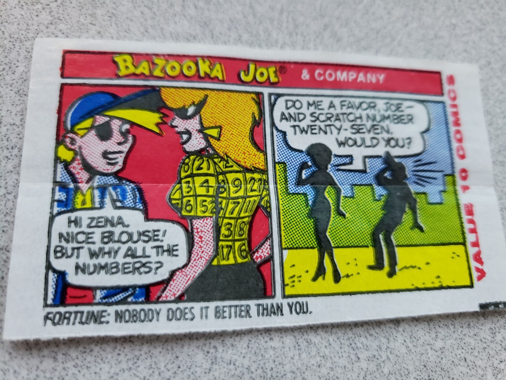 21 Bazooka Joe & Co. Bubble Gum wrappers