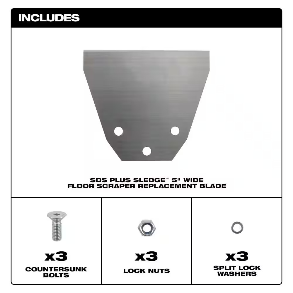 SDS plus Floor Scraper Replacement Kit