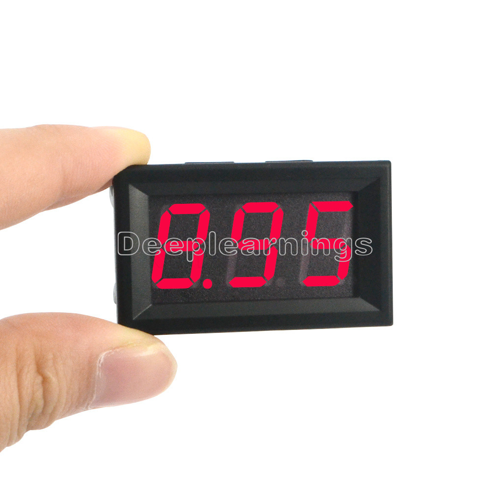 0.56" Red DC4.5-30V Voltmeter LED Panel Three Digital Display Volt Voltage Meter