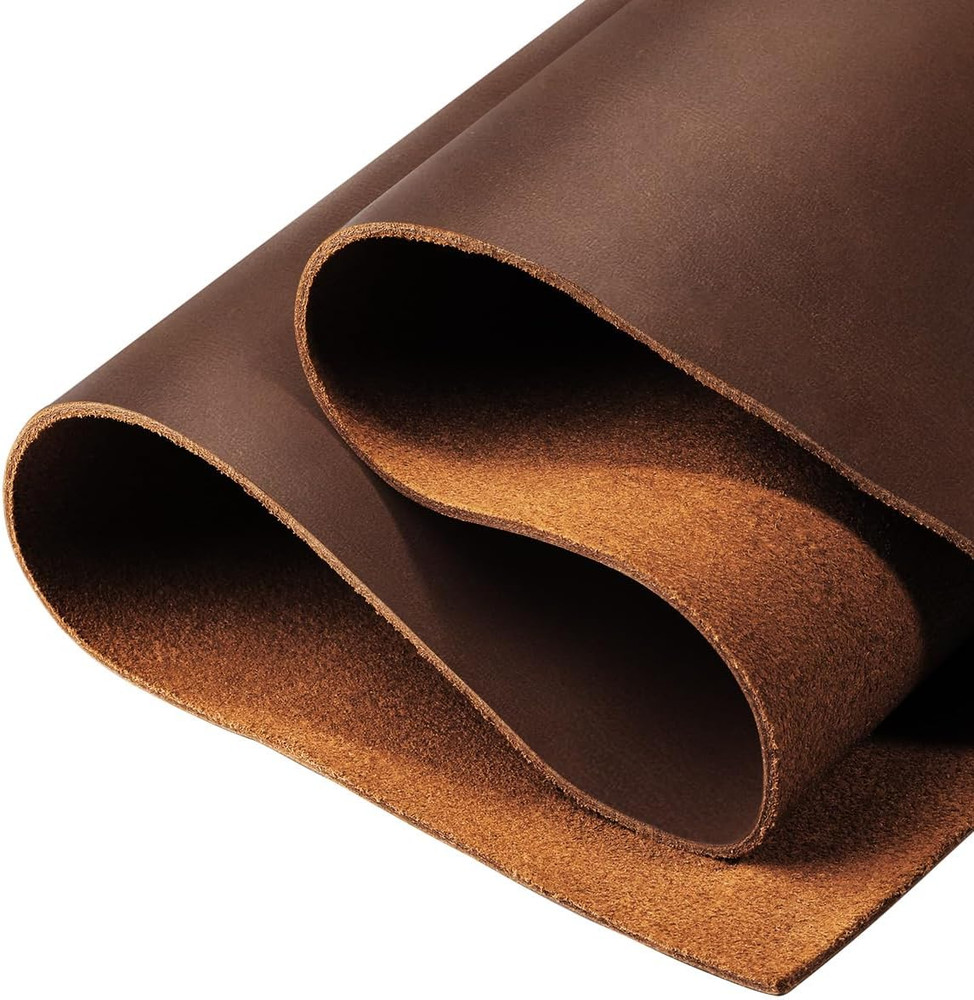 Full Grain Leather Pieces for Leather Working, Tooling Leather Sheets for Crafts