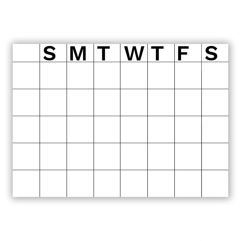 The Monthly Planner Undated (Medium x 1 Pack) Medium