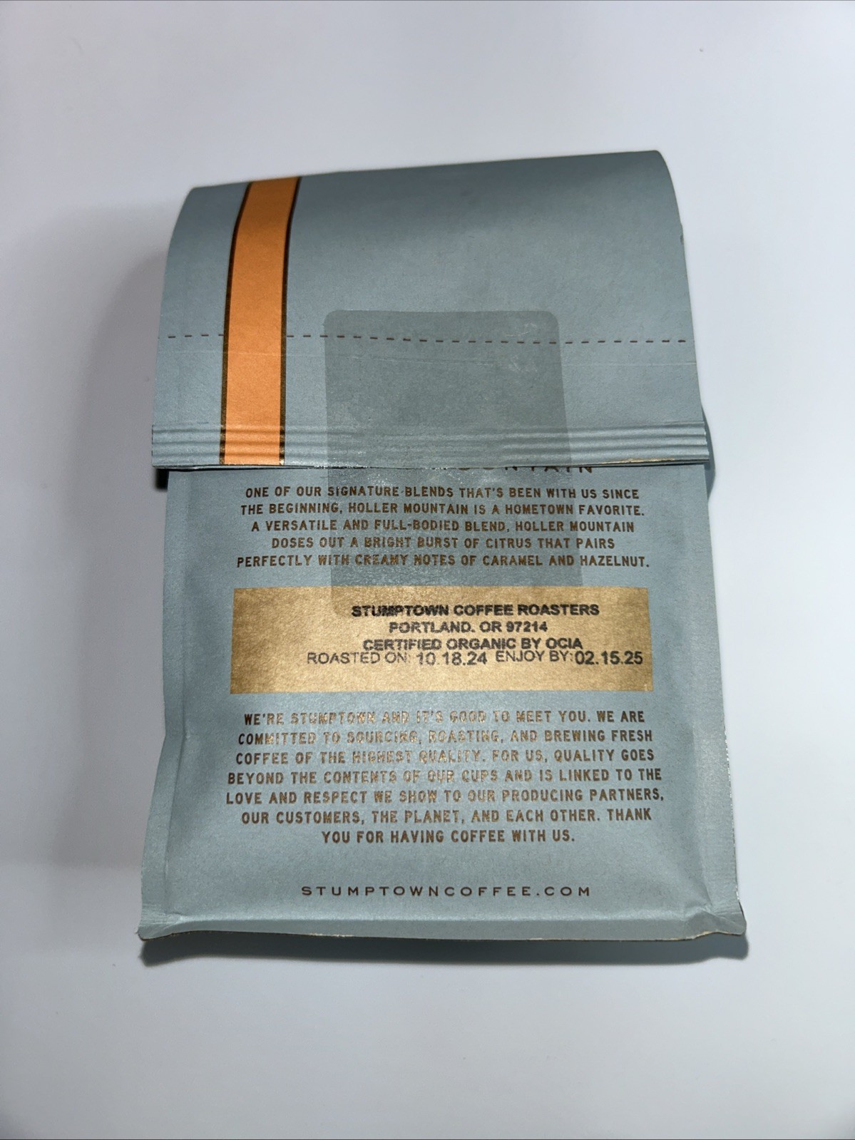 Stumptown Holler Mtn. Whole Bean Coffee 2 Packages 18 oz Each