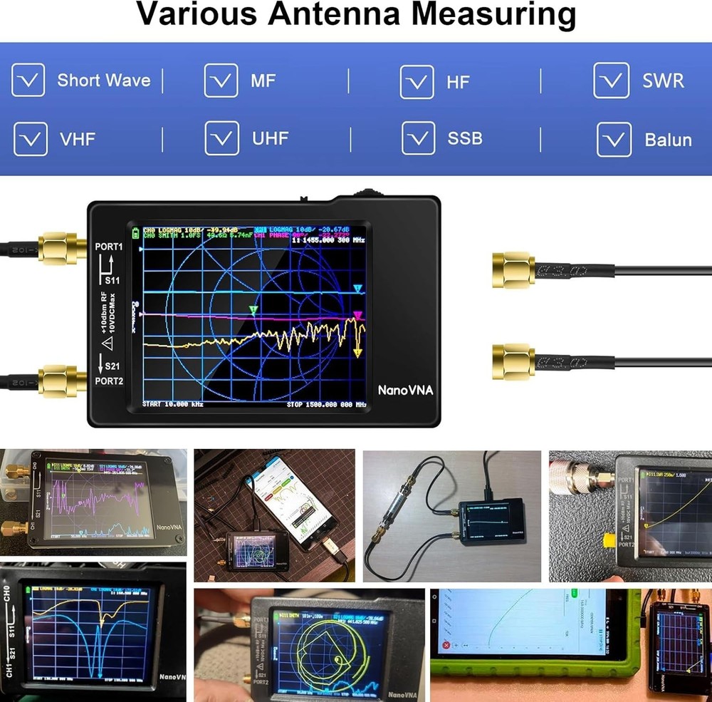 Portable Antenna Tester S Parameters SWR=