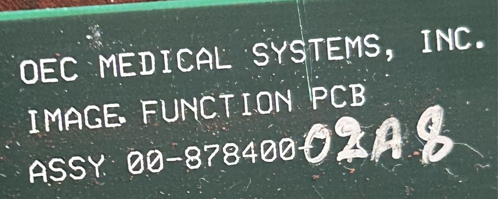GE OEC 9600 C-arm Image Function PCB 00-878400-02 Board