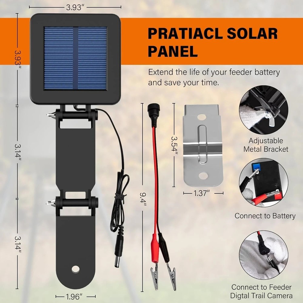 Moultrie 6-volt Deluxe Solar Panel.
