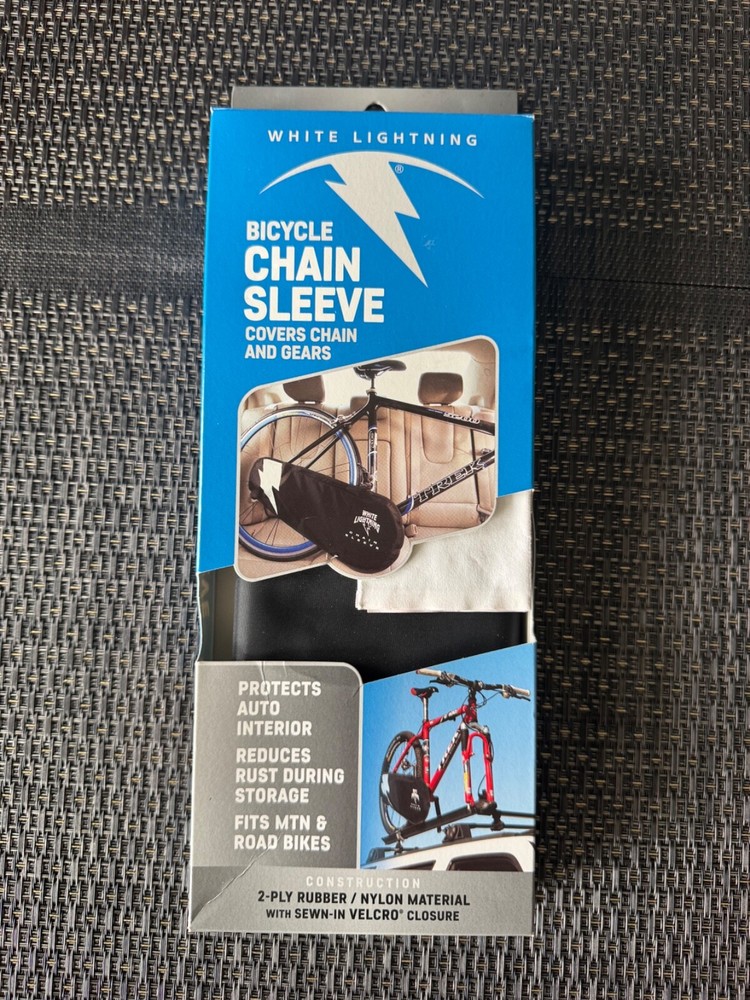 White Lightning Chain Sleeve (covers chain and gears)