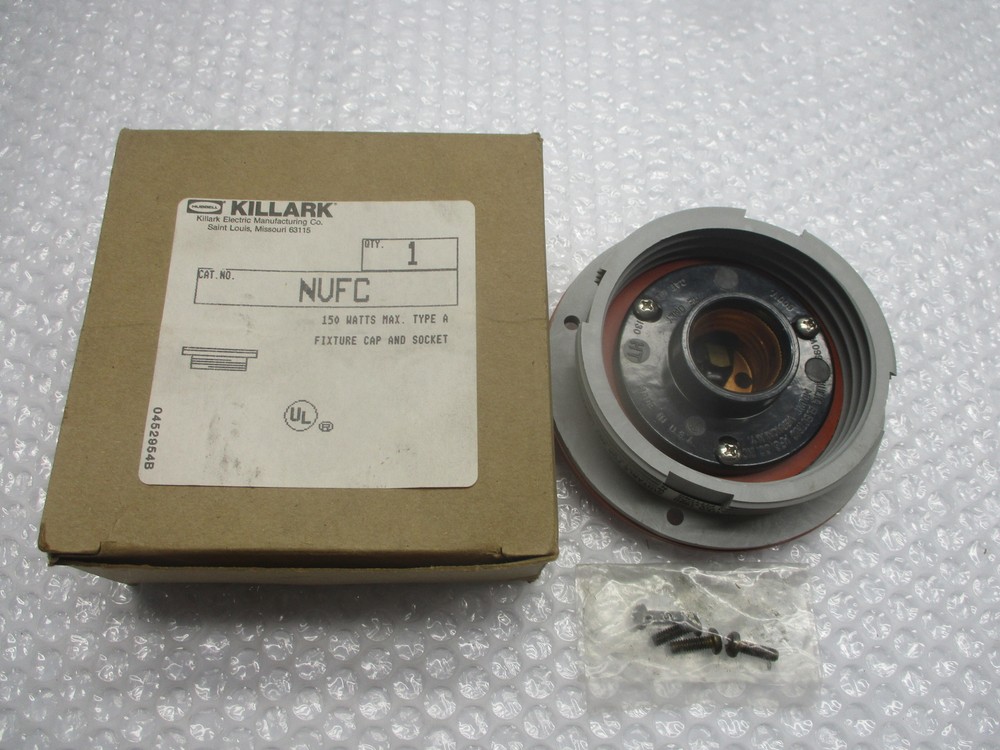 HUBBELL KILLARK NVFC FIXTURE CAP & SOCKET NSMP