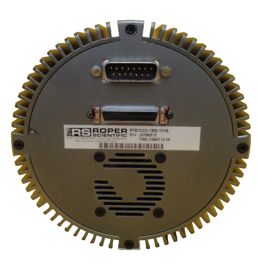 RS Roper Scientific RTE/CCD-1300-Y/HS UV CCD Microscope Camera Working