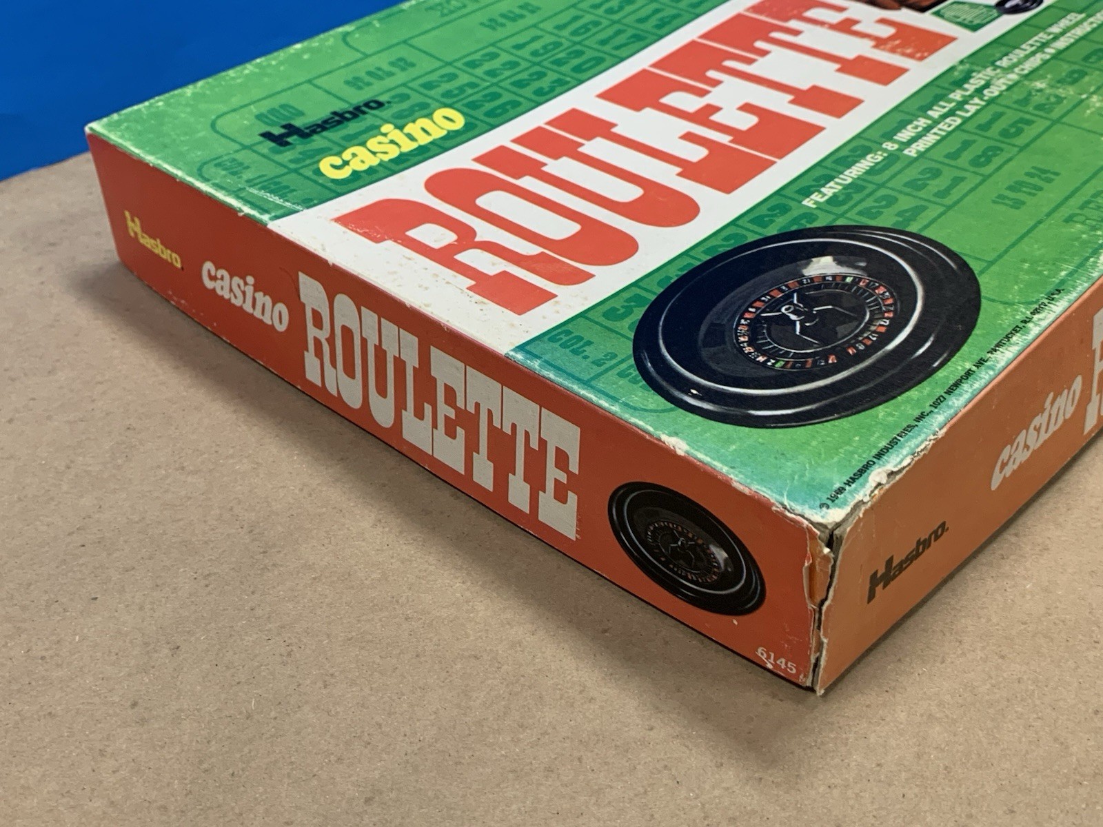 Vintage 1969 Hasbro Casino Roulette Board Game #6145 Complete Original