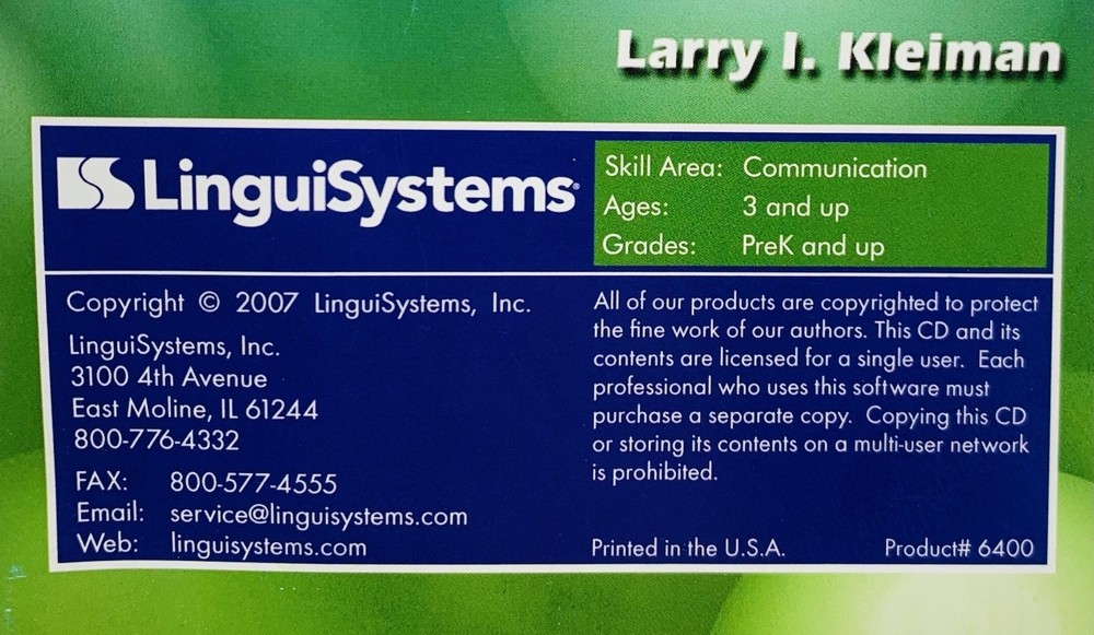 Functional Communication Profile Reporting Software Only No Manual Larry Kleiman