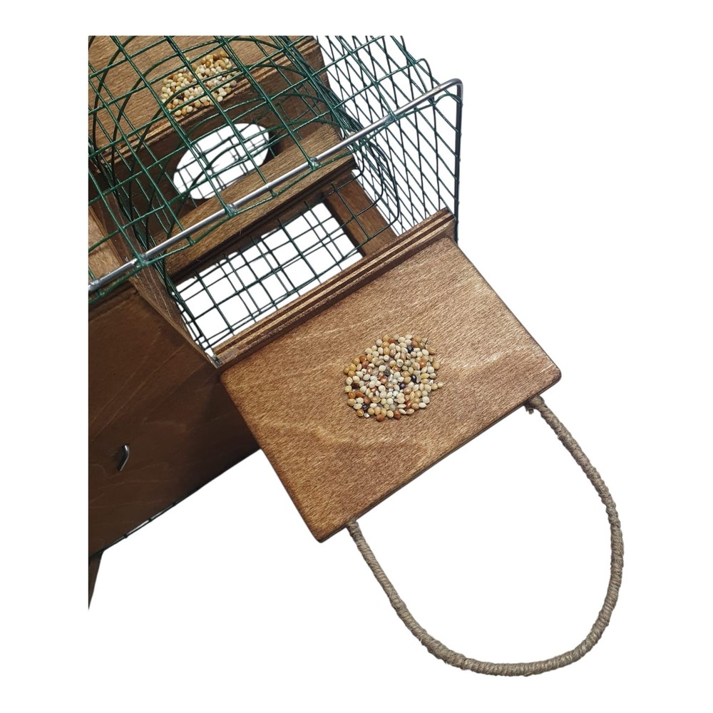 Strong Model Sparrow Bird Trap. Non Stop Condition. Elevator Type Trap Bird Live