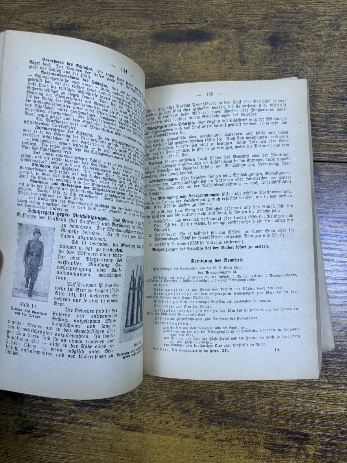 Germany Reibert The Service Instruction In The Army 1943 WW2 Schutzkompanie