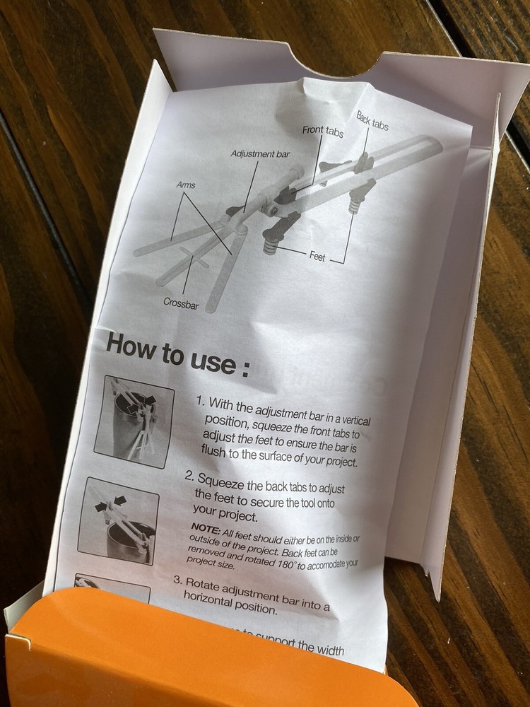 Fiskars Vinyl Positioner For Curved Surface Vinyl Alignment Tool Cups / Tumblers