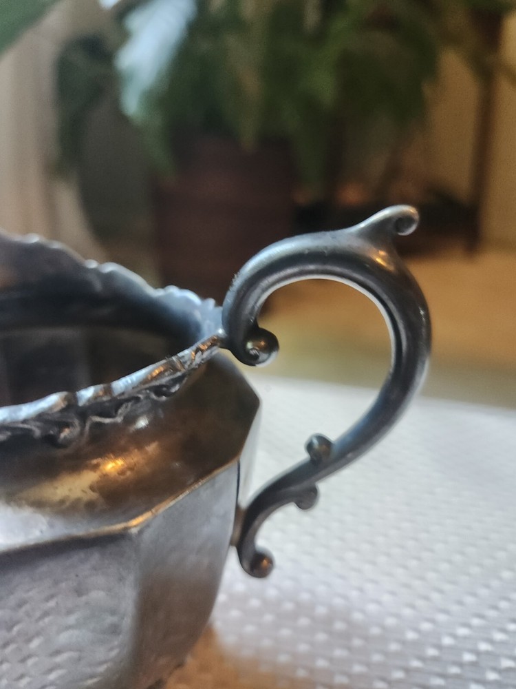 Vintage MS BENEDICT Quadruple Plate 509 Pitcher 4 5/8"