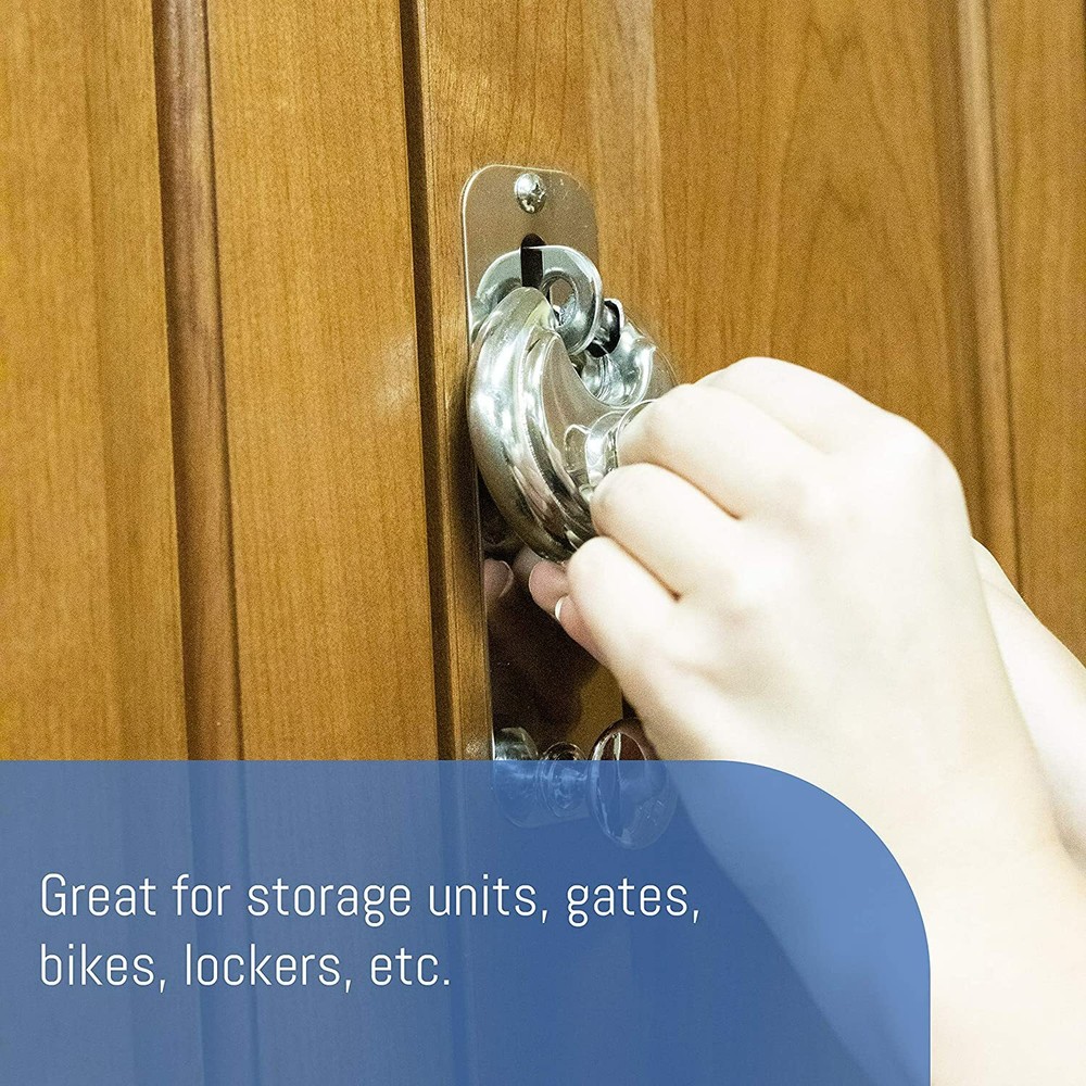 FJM Security Disc Padlock SX-797 2 Flat Keys, New