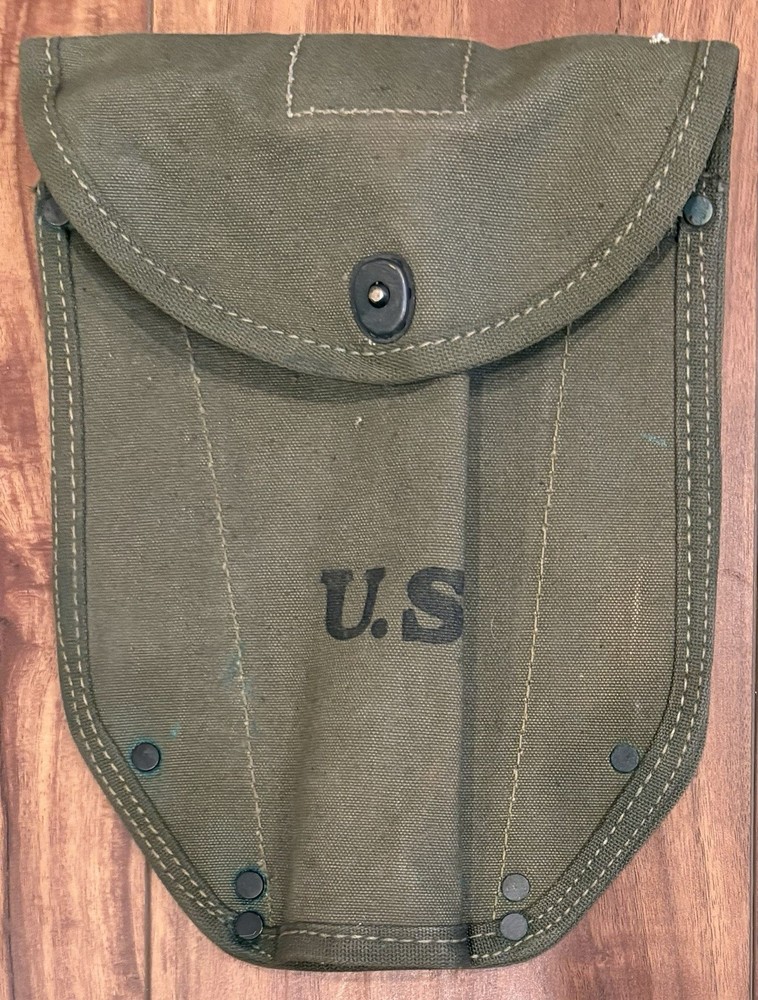 Original WW2 USGI M1943 Folding Shovel Cover Dated 1944 in Beautiful Condition!