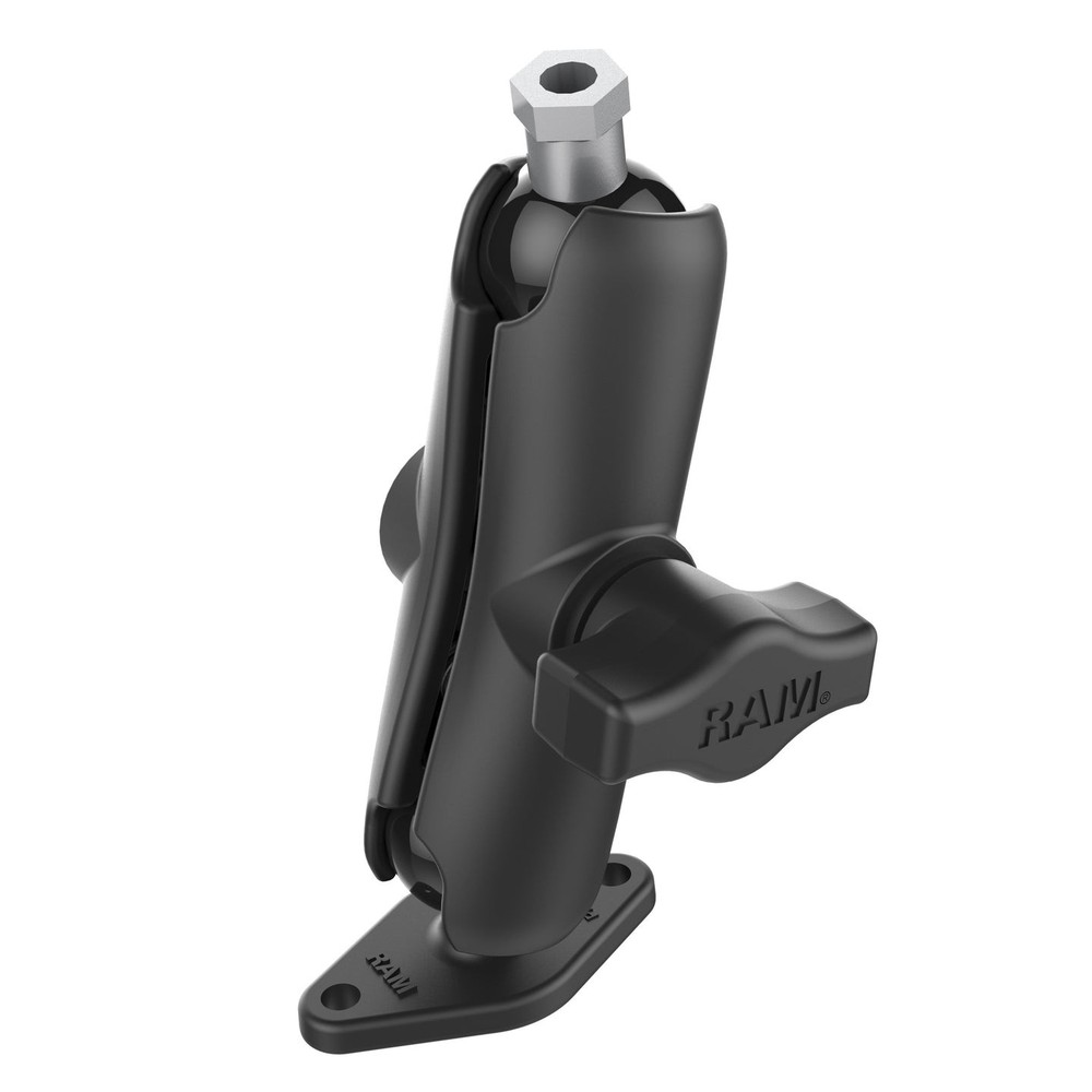RAM-B-185U  RAM Double Ball Mount with Diamond Plate & 1/...