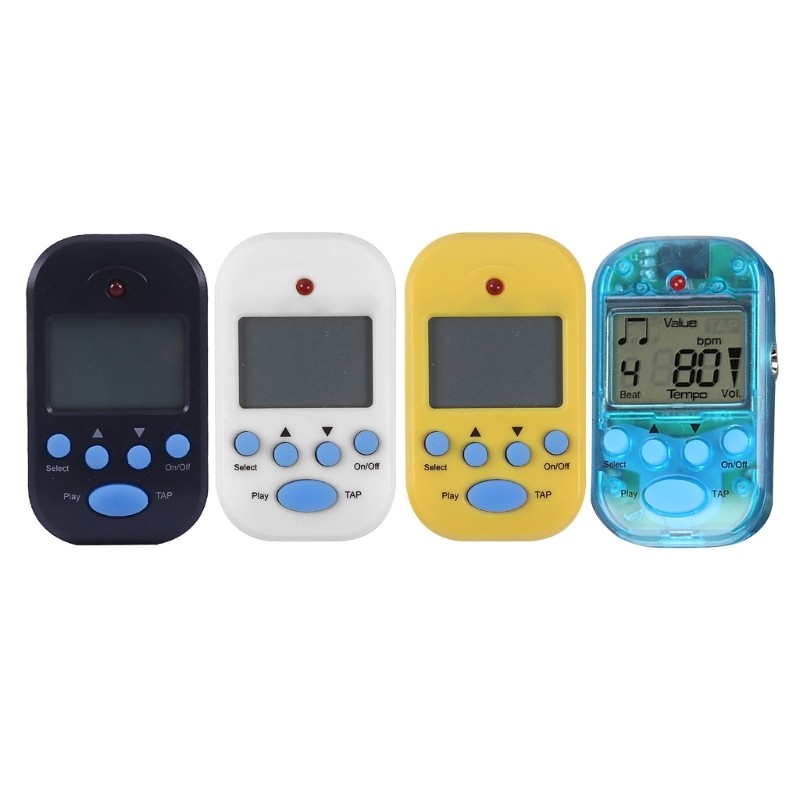 Mini Electronic Metronome Clip-On Pocket Metronome Professional Beat Machine
