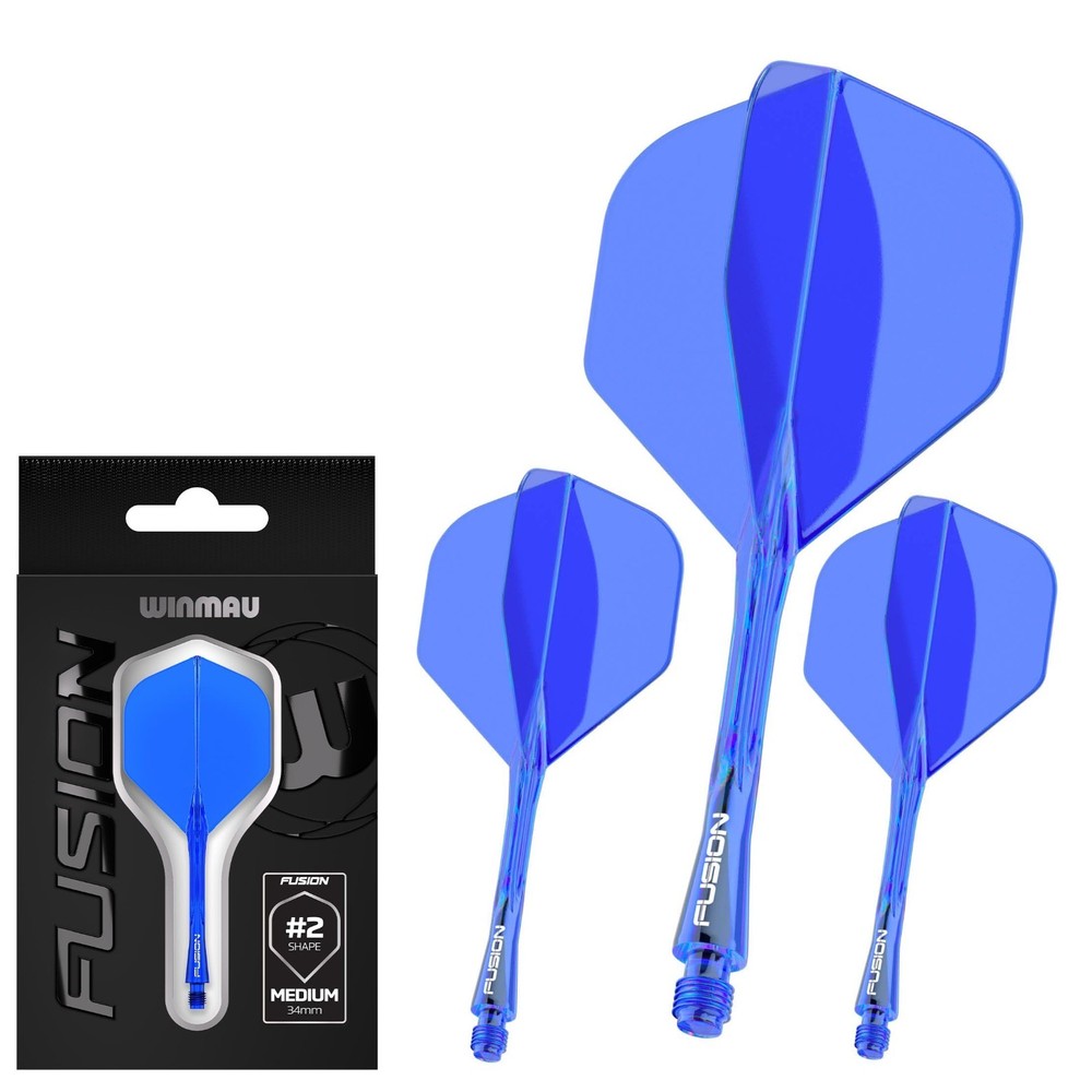 Integrated Flight & Shaft System Darts - No.2 Shape, Short/Intermediate/Medium,