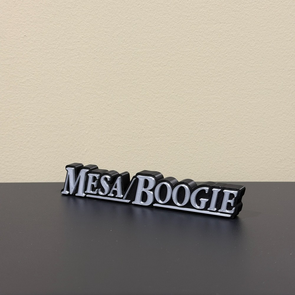 Mesa Boogie decor sign 3D printed display