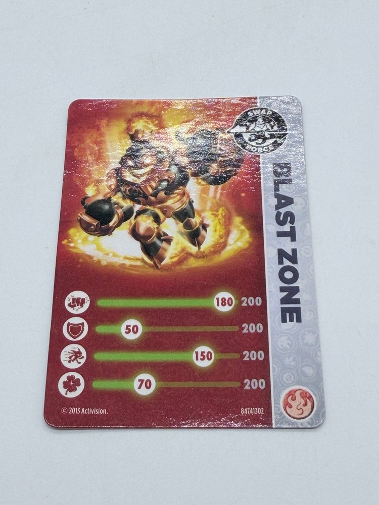 Skylanders Swap Force: BLAST ZONE W/Stat Card
