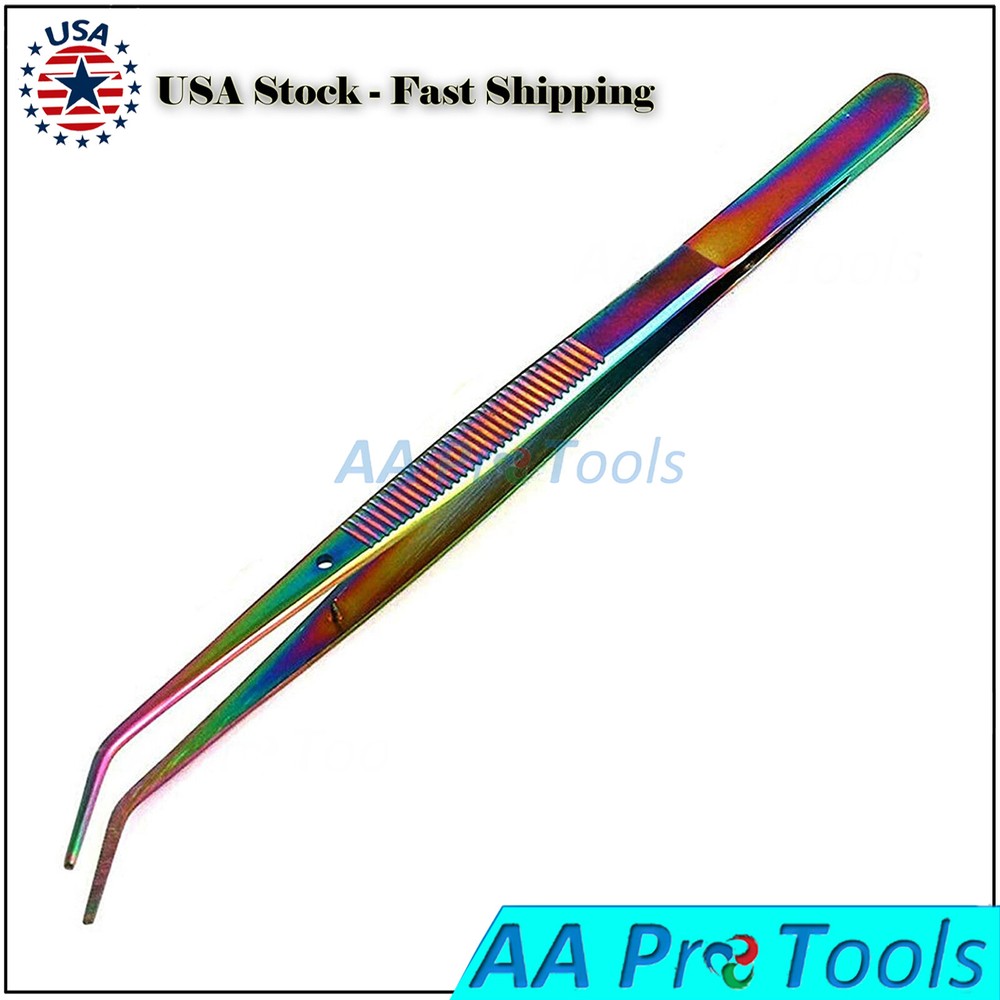Sewing Machine Tweezers Multi Titanium Rainbow Color