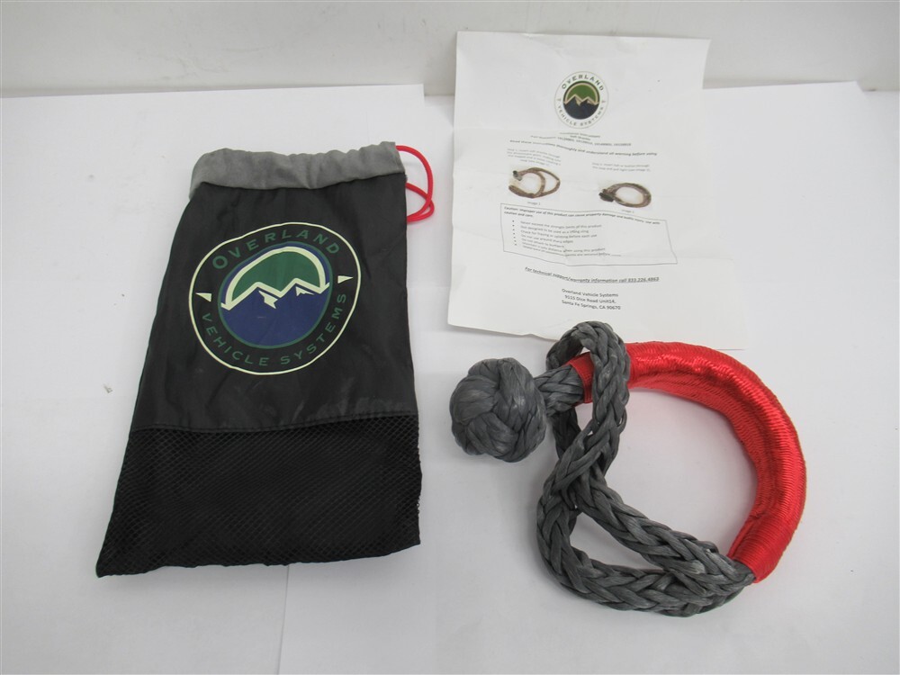 Overland Vehicle System Soft Shackle